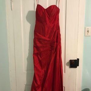 Red Strapless Formal Dress *FINAL SALE*